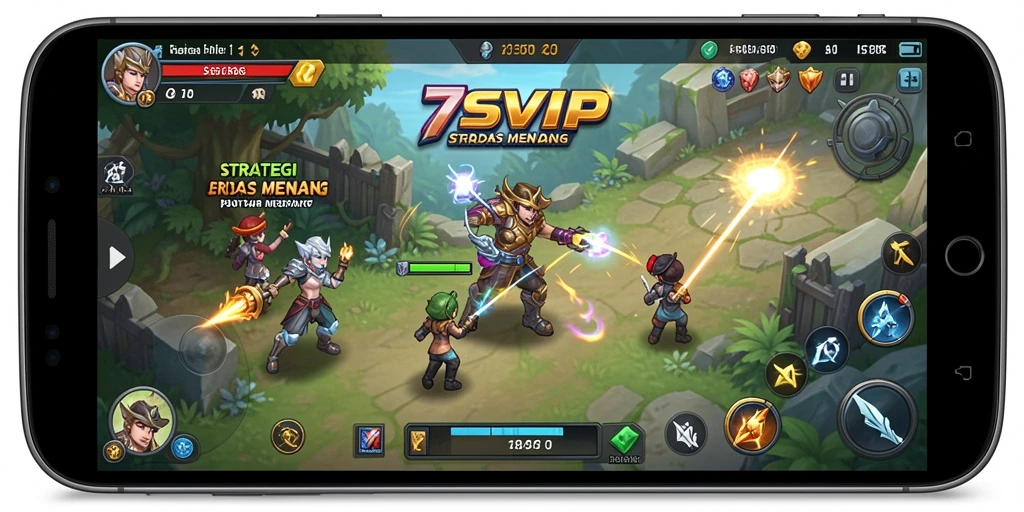 Tampilan gameplay menarik dari 7SVIP dengan pertempuran strategi.