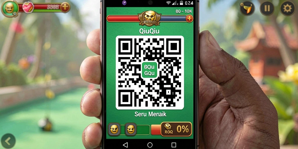 Tampilan gameplay QiuQiu yang menarik di 8QR.
