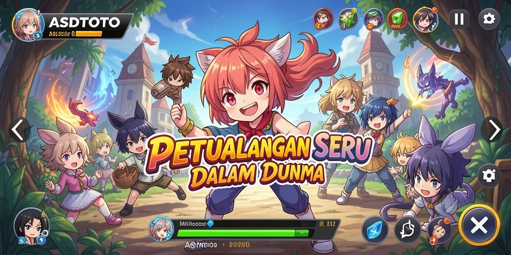 Gameplay seru dan karakter-karakter anime yang menarik.