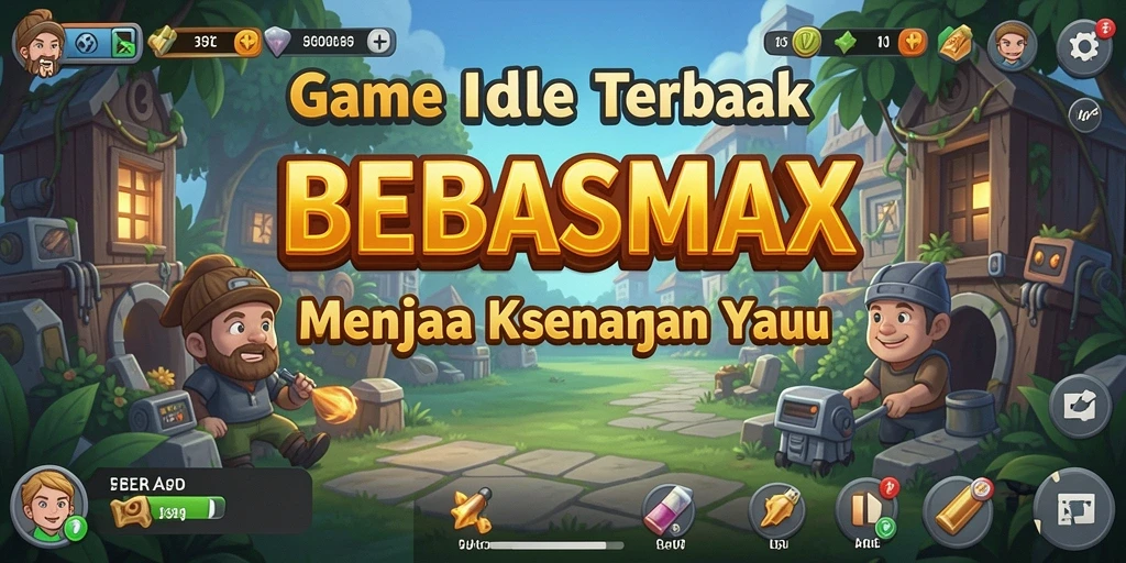 Tampilan gameplay BEBASMAX yang memikat dalam mode Idle.
