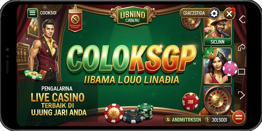 Screenshot gameplay COLOKSGP menampilkan suasana kasino yang menegangkan dan interaktif.
