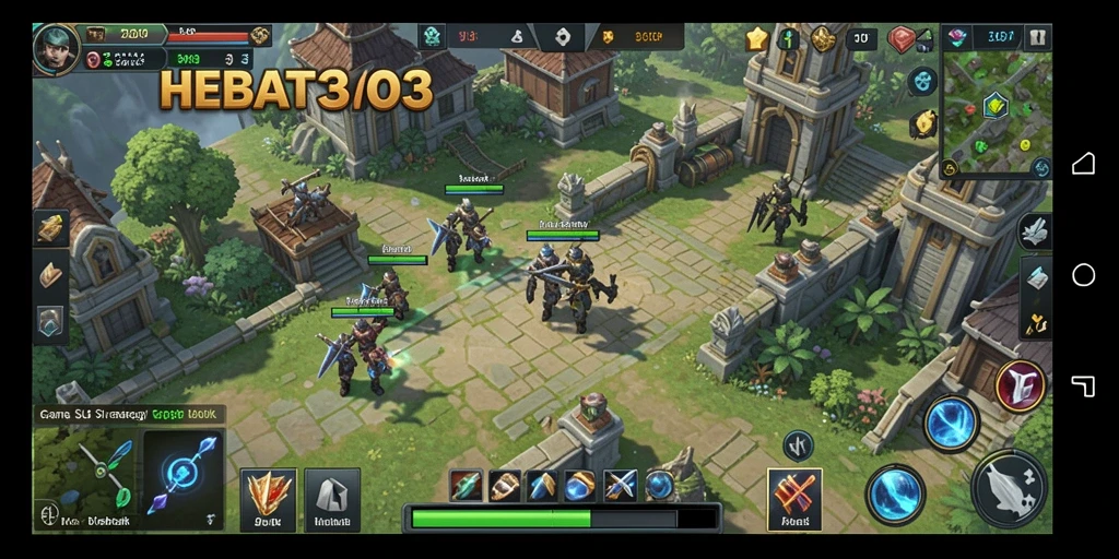 Tampilan gameplay menarik HEBAT303 dengan pertempuran strategis.