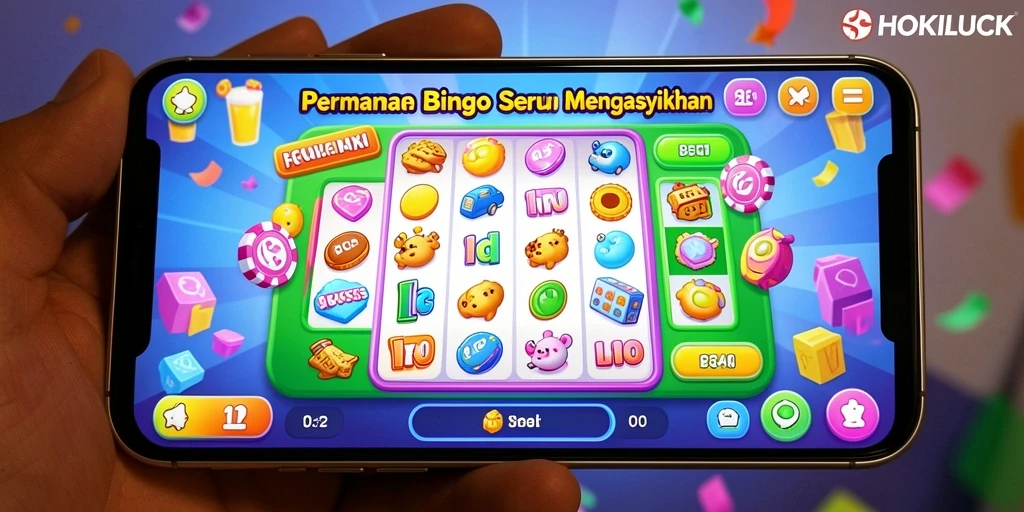 Tampilan permainan HOKILUCK yang seru dan interaktif.
