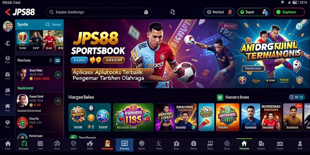 Tampilan gameplay Sportsbook JPS88 dengan berbagai opsi taruhan yang menarik.