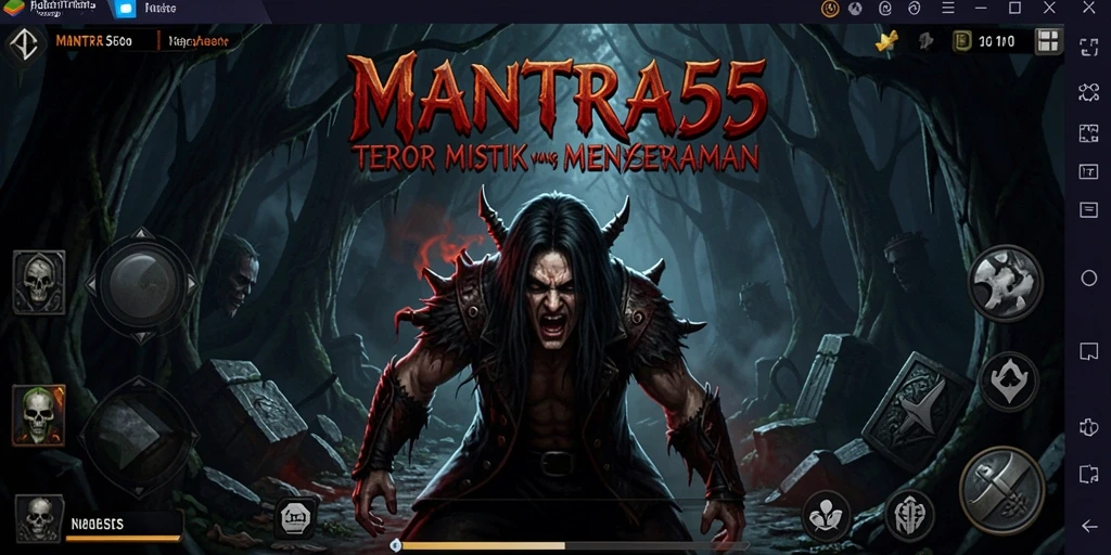 Screenshot gameplay MENAKUTKAN dari game MANTRA55.