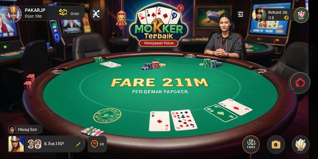 Gambaran gameplay PAKARJP dengan suasana poker yang intens dan mengasyikkan.