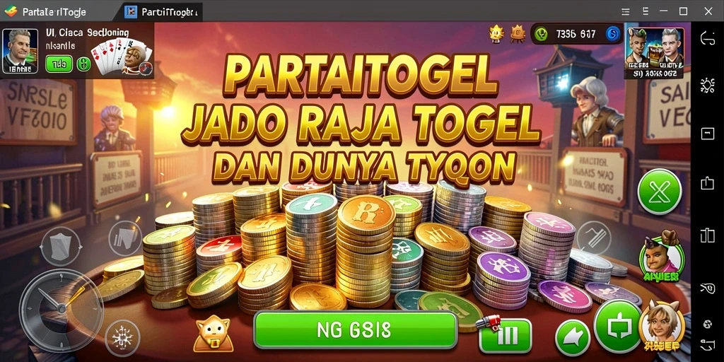 Tangkapan layar gameplay PARTAITOGEL yang menggambarkan proses pengelolaan usaha togel.
