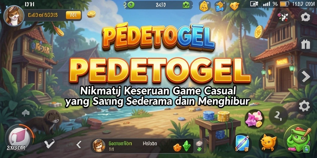Tampilan menarik dan gameplay menyenangkan dalam PEDETOGEL.