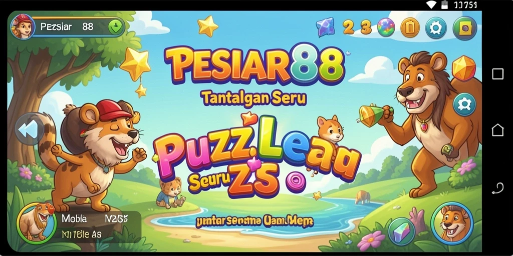 Tampilan gameplay seru dari PESIAR88 yang menantang.