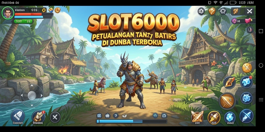 Tampilan gameplay SLOT6000 yang memukau dan interaktif.